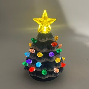 Mr Christmas Ceramic Light Up Christmas Tree - Missing 1 Light - Holiday Gift